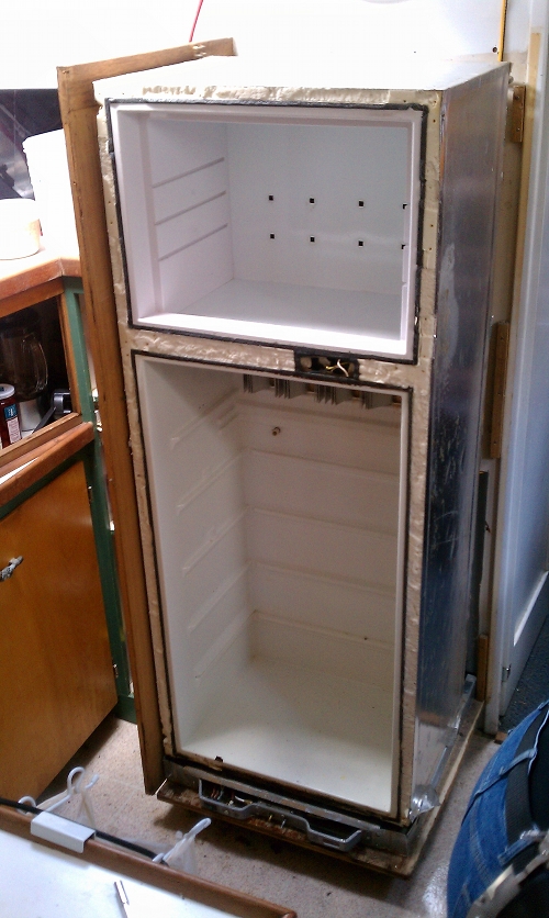 The Evil Bad Fridge begins its exit My Own Personal Grey